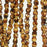 6mm Czech Fire Polish Tortoise Beads