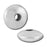 12mm Silver Plated Bali Style Rondelle Large Hole Spacer Bead (5 Pieces)