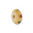 12mm red and Green Dotted Bone Bead (5 Pieces)