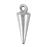 18mm Antique Silver Spike Pewter Charm