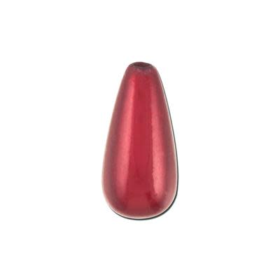 15mm Tear Drop Red Miracle Bead (10 Pieces)