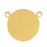5/8-Inch Circle with 2 Rings Brass Stamping Blank