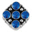 Capri Blue Stones Novella Slider Charm