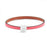 Small Silver Rhinestone Magnetic Clasp for 5mm Flat Leather