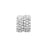 Small Silver Rhinestone Magnetic Clasp for 5mm Flat Leather