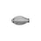13mm Silver Plated Bali Style Thin Oval Beads (10 Pieces)