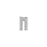 6mm Silver Rhodium Plated Lowercase N - Alphabet Initial Beads