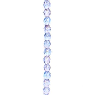 2mm Pink Topaz Luster Sapphire Faceted Czech Fire Polish Beads