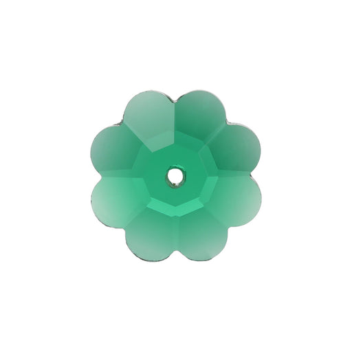PRESTIGE Crystal, #3700 Swarovski Margarita Flower Bead 12mm, Majestic Green (1 Piece)