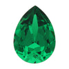 PRESTIGE Crystal, #4320 Pear Fancy Stone 18x13mm, Majestic Green (1 Piece)