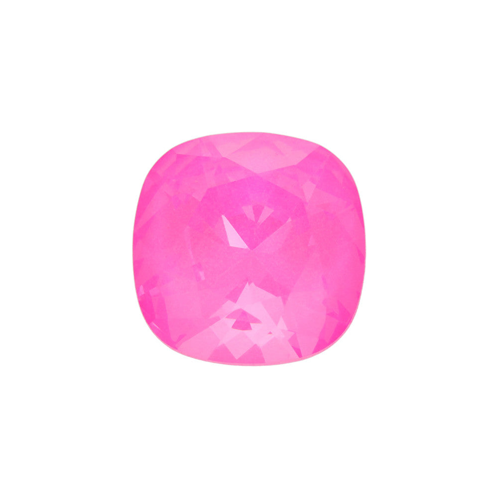 PRESTIGE Crystal, #4470 Cushion Fancy Stone 10mm, Crystal Electric Pink Ignite