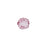 PRESTIGE Crystal, #5000 Round Bead 6mm Dark Rose (1 Piece)