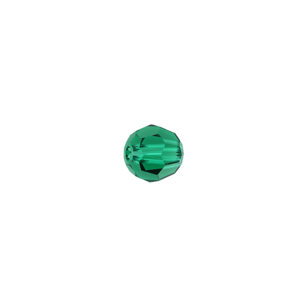 PRESTIGE Crystal, #5000 Swarovski Round Bead 4mm, Majestic Green (1 Piece)