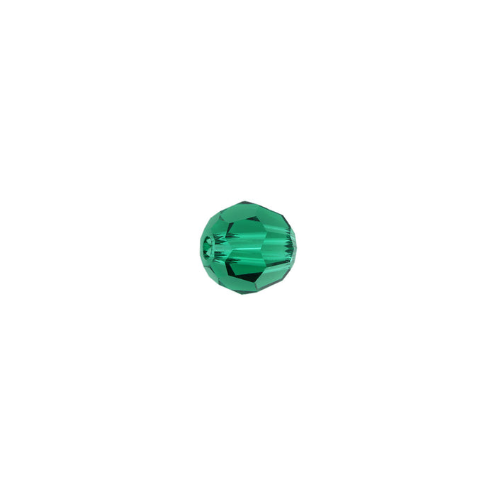 PRESTIGE Crystal, #5000 Swarovski Round Bead 4mm, Majestic Green (1 Piece)