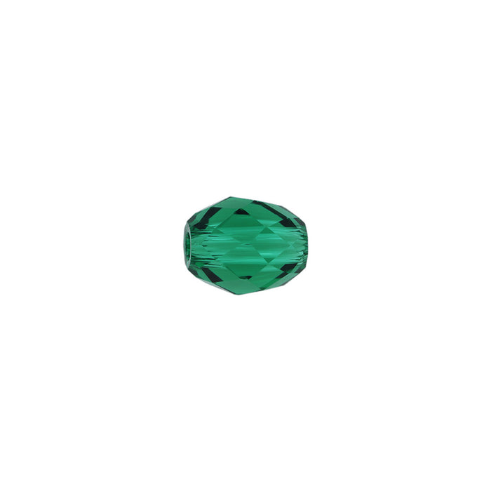PRESTIGE Crystal, #5044 Olive Bead 5x4mm, Majestic Green (1 Piece)