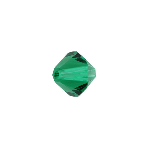 PRESTIGE Crystal, #5328 Bicone Bead 6mm, Majestic Green (1 Piece)