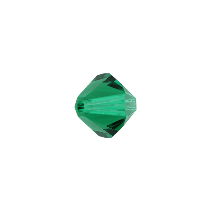 PRESTIGE Crystal, #5328 Bicone Bead 6mm, Majestic Green (1 Piece)