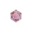 PRESTIGE Crystal, #5601 Swarovski Cube Bead 6mm Dark Rose (1 Piece)
