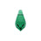 PRESTIGE Crystal, #6000 Teardrop Pendant 11mm, Majestic Green (1 Piece)