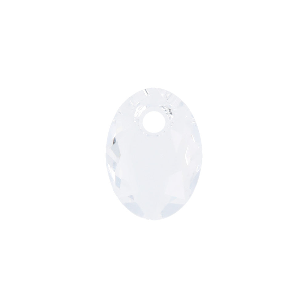 PRESTIGE Crystal, #6438 Elliptic Cut Pendant 9mm, Crystal (1 Piece)
