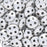 CzechMates Glass, 4-Hole QuadraLentil Beads 6mm, Silver (2.5" Tube)