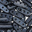 CzechMates Glass, 3-Hole Beam Beads 10x3.5mm, Hematite (2.5" Tube)