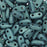 CzechMates Glass, 2-Hole Bar Beads 6x2mm, Metallic Light Green Suede (2.5" Tube)