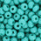 Preciosa Czech Glass, 6/0 Round Pony Seed Bead, Opaque Turquoise (1 Tube)