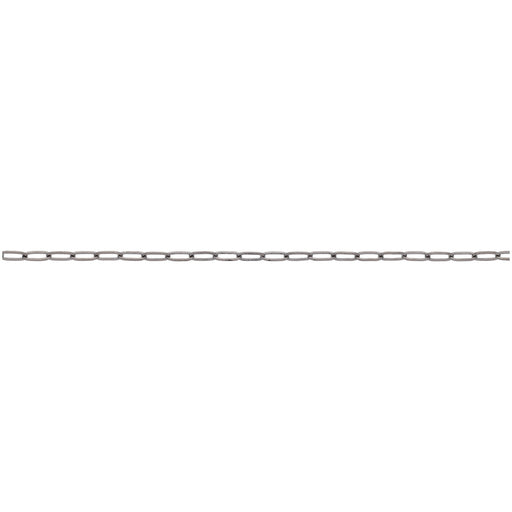 Gunmetal Paperclip Cable Chain, 5.9x1.75mm Links, by the Foot