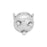 Sterling Silver Charm, Halloween Cauldron Pot  9.5x9mm, 1 Piece