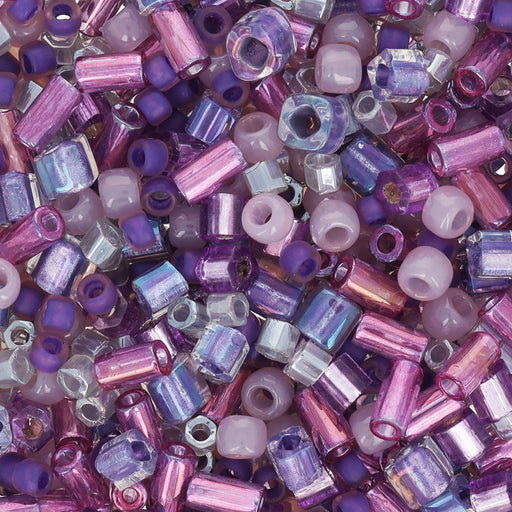 Limited Edition Toho Multi-Shape Glass Beads, Wisteria Dreams Seed Bead Seed Bead Mix Assortment (1 Tube)
