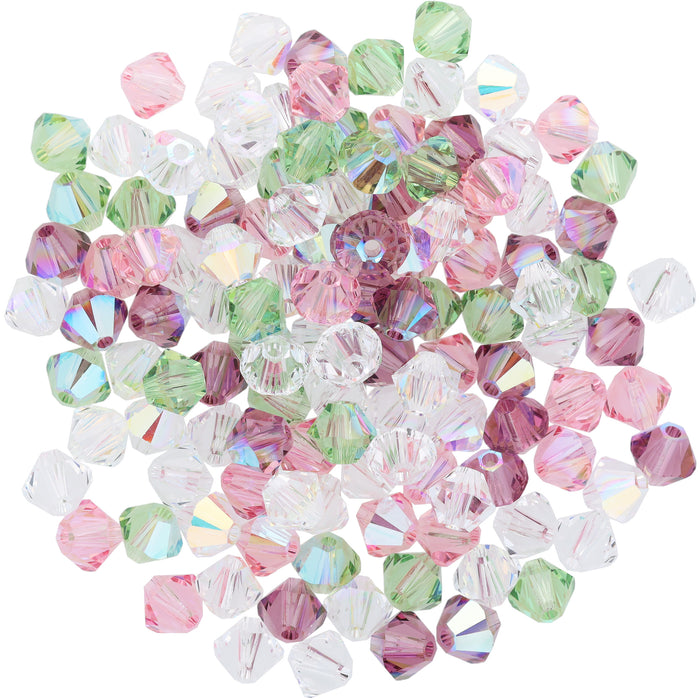 PRESTIGE 5328 4mm Bicone Springtime Crystal Designer Bead Blend