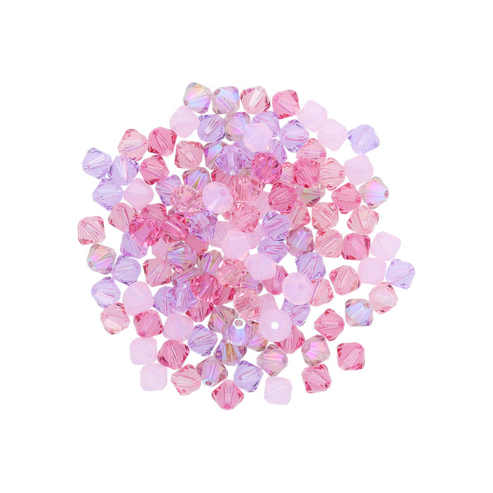 PRESTIGE 5328 4mm Bicone Ballerina Bliss Crystal Designer Bead Blend