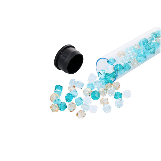 PRESTIGE 5328 4mm Bicone Sandy Beaches Crystal Designer Bead Blend