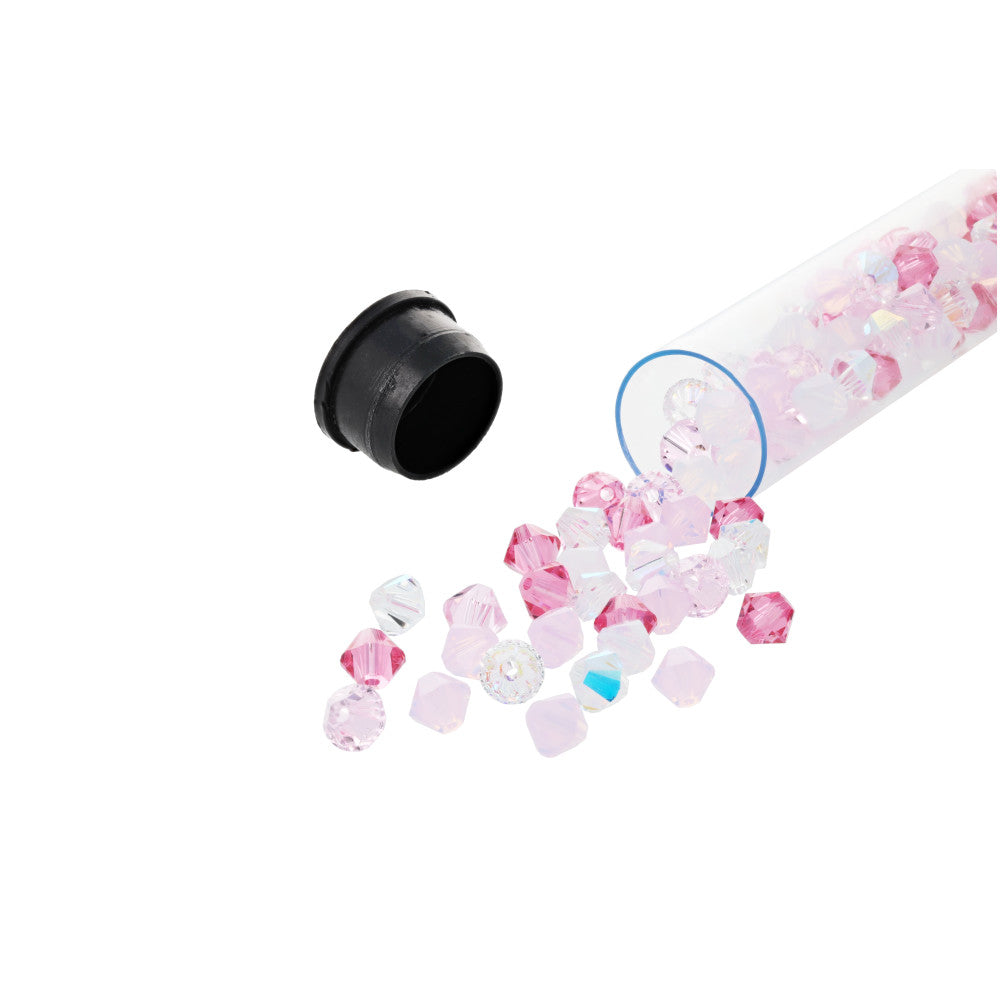 PRESTIGE 5328 4mm Bicone For a Cure Crystal Designer Bead Blend