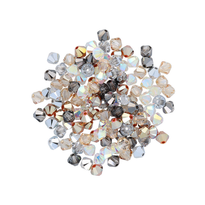 PRESTIGE 5328 4mm Bicone Gilty Pleasure Crystal Designer Bead Blend
