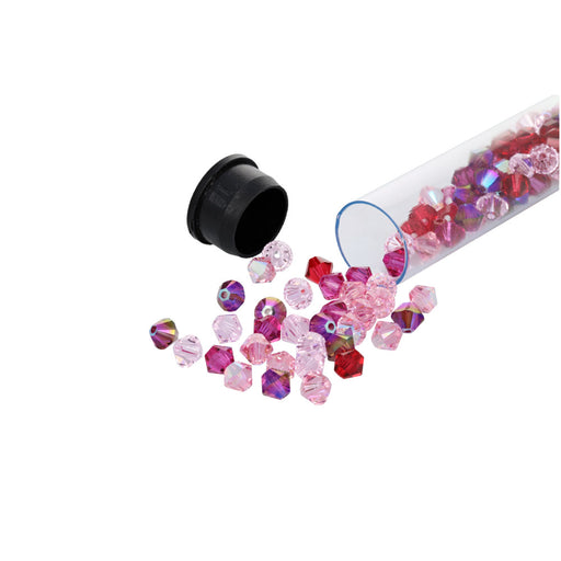 PRESTIGE 5328 4mm Bicone Valentine's Day Crystal Designer Bead Blend