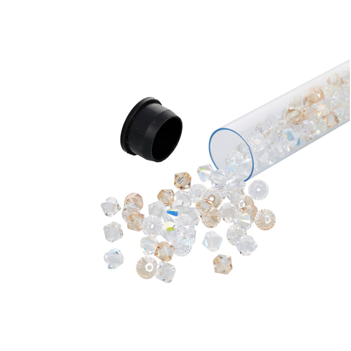PRESTIGE Swarovski 5328 4mm Bicone Bridal Bling Crystal Designer Bead Blend