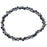 Czech Glass Faceted Seed Bead 6/0 (4x3mm) Deep Blue Transparent with Silver Finish , 1 Strand