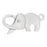 Sterling Silver Elephant Shaped Lobster Clasp (1 Piece)