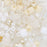 Toho Multi-Shape Glass Beads Hasu White Color Mix 8 Gram Tube