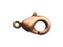 12x7mm Antique Copper-Plated Lobster Claw Clasp (1 Piece)