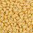 Czech Glass MiniDuo, 2-Hole Beads 2x4mm, Opaque Beige  (2.5 Inch Tube)