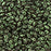 Czech Glass MiniDuo, 2-Hole Beads 2x4mm, Polychrome Olive Mauve  (2.5 Inch Tube)