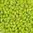 Czech Glass MiniDuo, 2-Hole Beads 2x4mm, Opaque Olive  (2.5 Inch Tube)