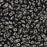 Czech Glass MiniDuo, 2-Hole Beads 2x4mm, Dark Green Metallic Suede  (2.5 Inch Tube)