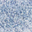 Czech Glass MiniDuo, 2-Hole Beads 2x4mm, Transparent Blue Luster  (2.5 Inch Tube)