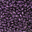 Czech Glass MiniDuo, 2-Hole Beads 2x4mm, Polychrome Black Currant  (2.5 Inch Tube)