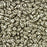 Czech Glass MiniDuo, 2-Hole Beads 2x4mm, Antique Silver  (2.5 Inch Tube)