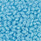 Czech Glass MiniDuo, 2-Hole Beads 2x4mm, Blue Turquoise   (2.5 Inch Tube)